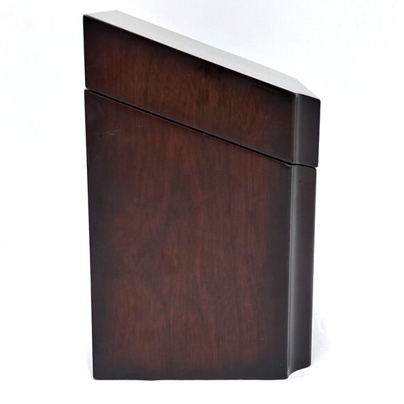 Solid Wood Playing Card Storage Box-Score Pad-Pencils-2 Decks of Cards-VTG - Picture 4 of 16